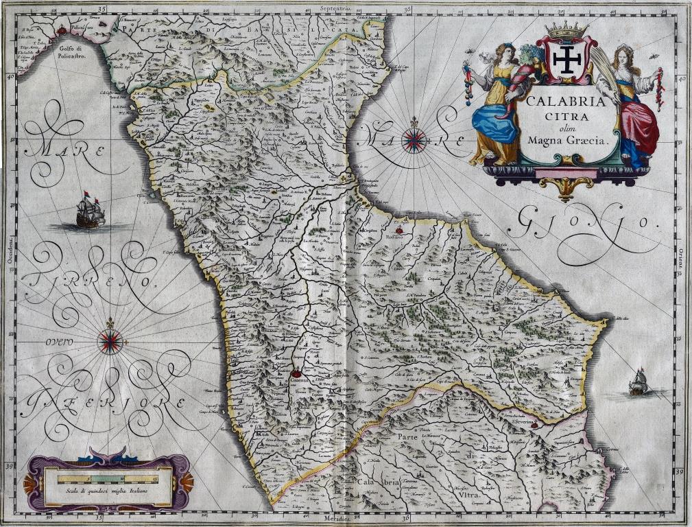 19-tav. XIX-Calabria Citra olim Magna Graecia (metà '600)