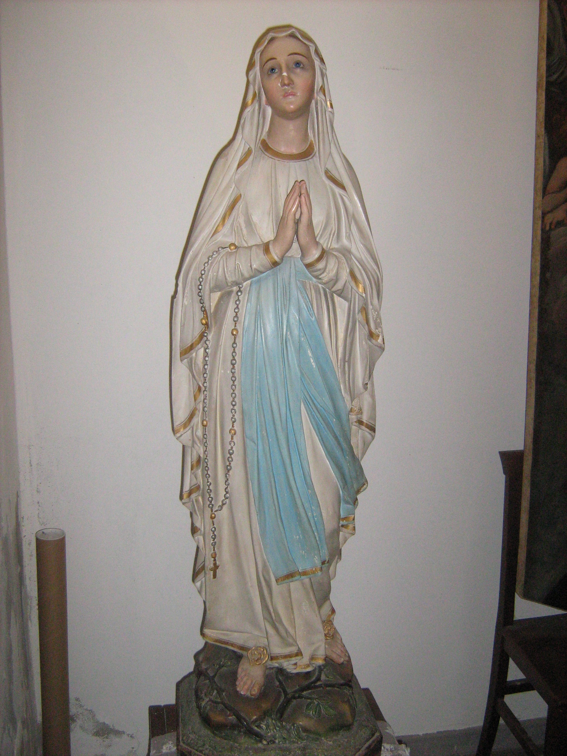 statua madonna di lourdes originale